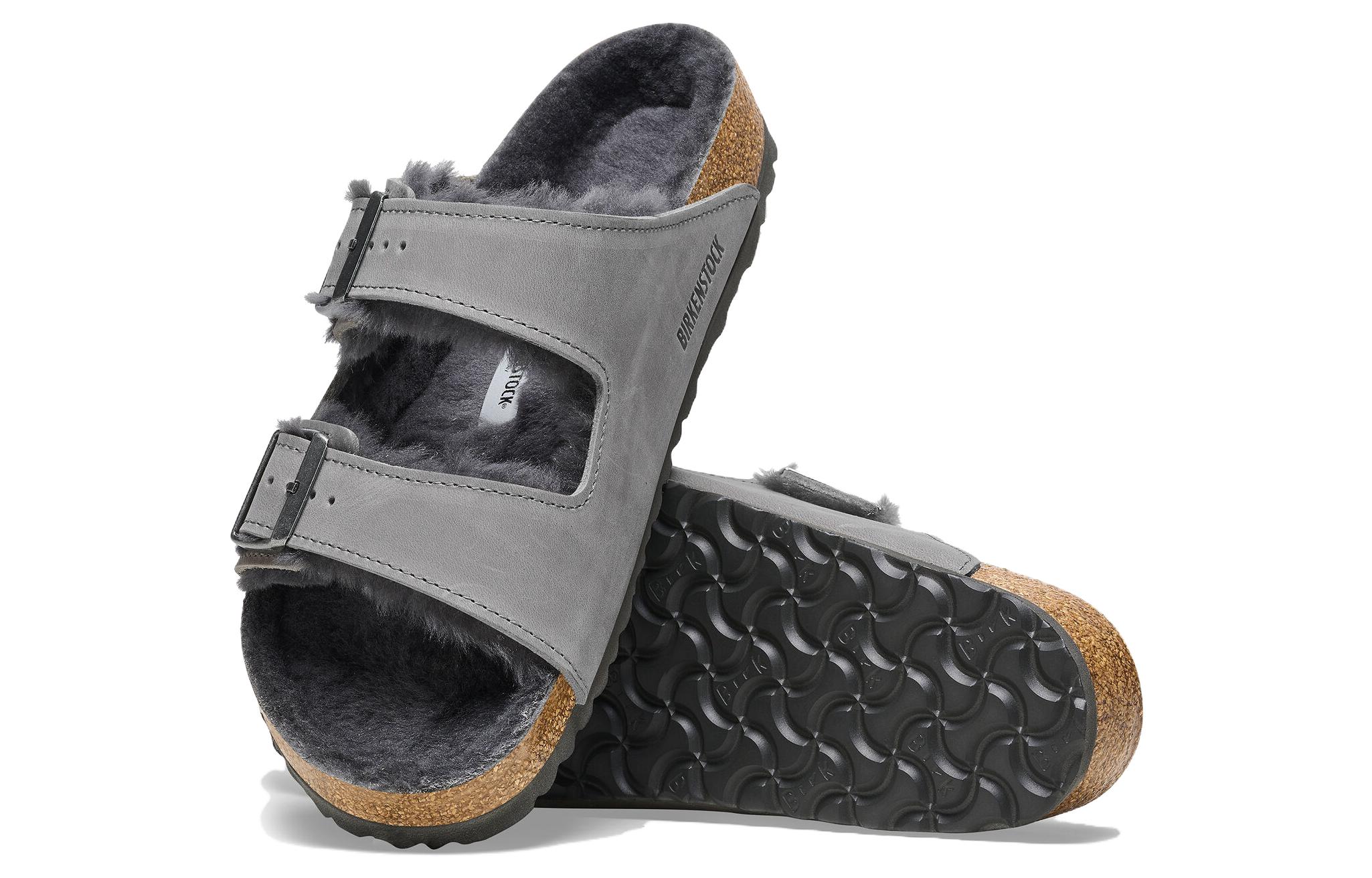 Purchase Birkenstock Arizona Shearling 'Grey Comfort' 1025646