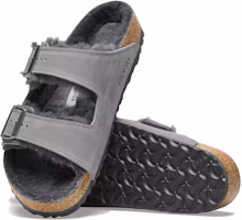Purchase Birkenstock Arizona Shearling 羊毛面 舒適百搭 一字拖鞋 男女均適 灰色 常規版