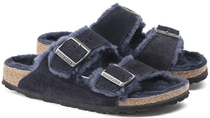 Birkenstock Arizona Shearling 'Midnight Blue' 1020592 Lookbook Birkenstock Arizona Shearling 'Midnight Blue' 1020592