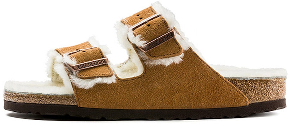 Birkenstock Arizona Shearling 'Mink' 1001128/1001135 Buy Birkenstock Arizona Shearling 'Mink' 1001128/1001135