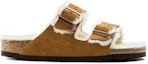 Order Birkenstock Arizona Shearling 'Mink' 1001128/1001135