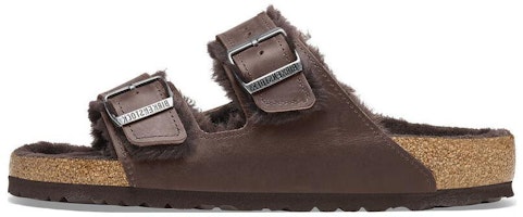 Birkenstock Arizona Shearling 'Narrow Brown' 1025688 Birkenstock Arizona Shearling 'Narrow Brown' 1025688