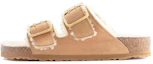 Buy Birkenstock Arizona Shearling 'Narrow Light Brown' 1023612
