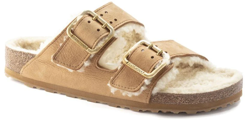 Birkenstock Arizona Shearling 'Narrow Light Brown' 1023612 Order Birkenstock Arizona Shearling 'Narrow Light Brown' 1023612