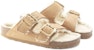 Birkenstock Arizona Shearling 'Narrow Light Brown' Coklat Muda 1023612