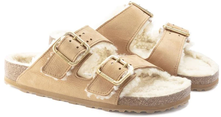 Birkenstock Arizona Shearling 'Narrow Light Brown' 1023612 Lookbook Birkenstock Arizona Shearling 'Narrow Light Brown' 1023612
