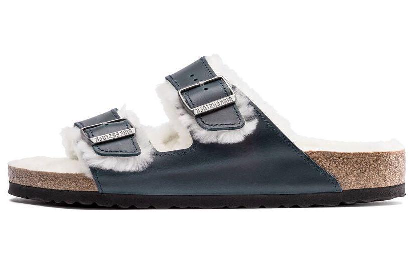 Birkenstock Arizona Shearling 'Navy Blue' 1021063