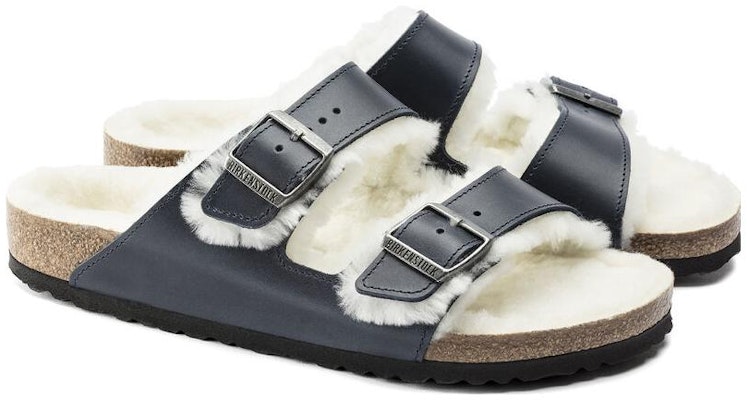 Birkenstock Arizona Shearling 'Navy Blue' 1021063 Lookbook Birkenstock Arizona Shearling 'Navy Blue' 1021063