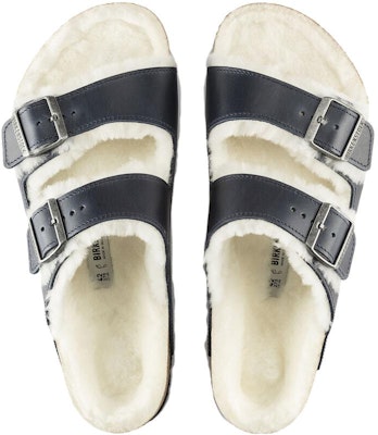 Birkenstock Arizona Shearling 'Navy Blue' 1021063 Shop Birkenstock Arizona Shearling 'Navy Blue' 1021063