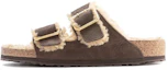 Buy Birkenstock Arizona Shearling 'Suede Brown Comfort' 1023632