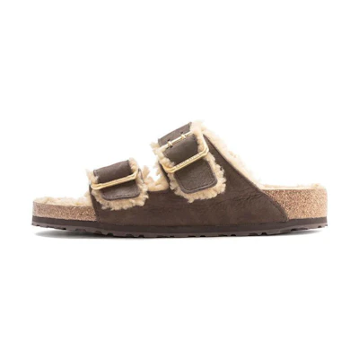 Birkenstock Arizona Shearling 'Suede Brown CMFT'