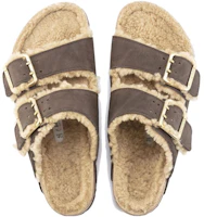 Lookbook Birkenstock Arizona羊毛系列 絨面 簡約舒適 人字拖 男款 咖啡色