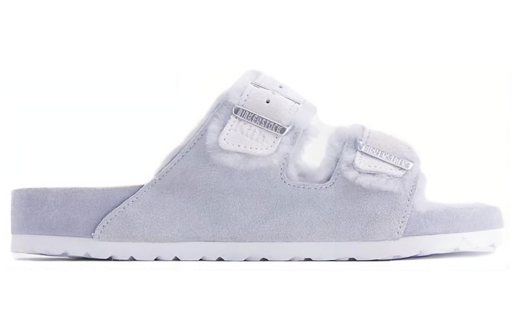 Order Birkenstock Arizona Shearling Kith Pearl Blue Marshmallow 1023774/1023777
