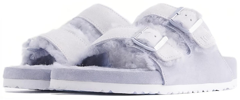 Birkenstock Arizona Shearling Kith Pearl Blue Marshmallow 1023774/1023777 Lookbook Birkenstock Arizona Shearling Kith Pearl Blue Marshmallow 1023774/1023777
