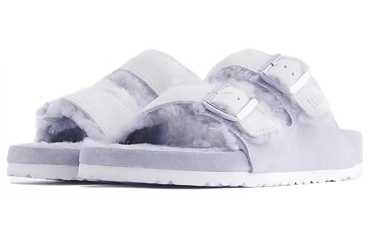 Lookbook Birkenstock Arizona Shearling Kith Pearl Blue Marshmallow 1023774/1023777