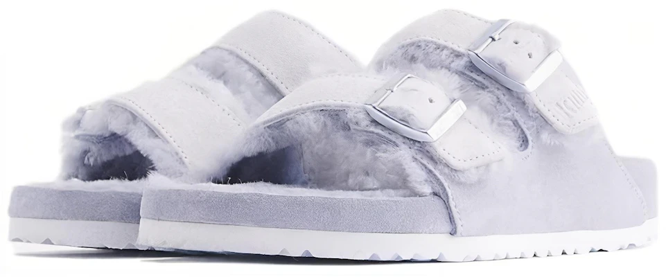 Birkenstock Arizona Shearling Kith Pearl Blue Marshmallow 1023774/1023777 Lookbook Birkenstock Arizona Shearling Kith Pearl Blue Marshmallow 1023774/1023777