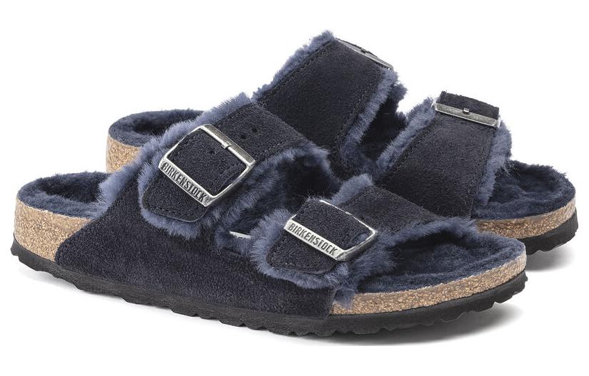 Lookbook Birkenstock Arizona Shearling Midnight Blue 'Black' 1020592
