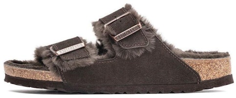 Birkenstock Arizona Shearling Suede Leather 'Mocca' 1020566 Birkenstock Arizona Shearling Suede Leather 'Mocca' 1020566