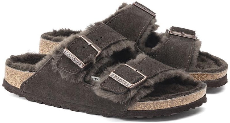 Birkenstock Arizona Shearling Suede Leather 'Mocca' 1020566 Lookbook Birkenstock Arizona Shearling Suede Leather 'Mocca' 1020566
