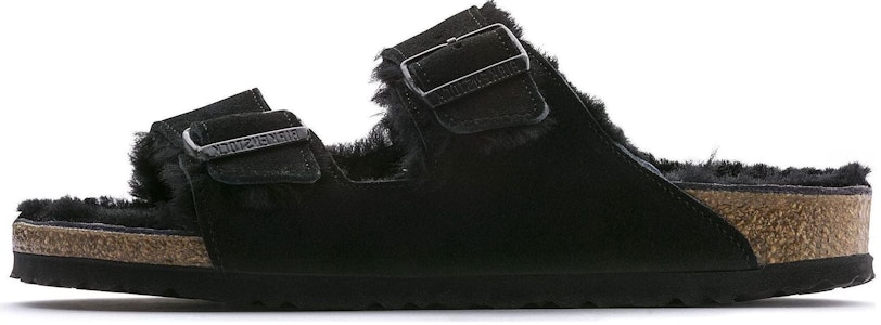 勃肯Arizona皮毛一體系列時尚搭扣平底拖鞋 男女同款 黑色 Buy 勃肯Arizona皮毛一體系列時尚搭扣平底拖鞋 男女同款 黑色