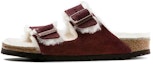 Buy Birkenstock Arizona Shearling Suede Leather Narrow Fit 'Port'革 1012247