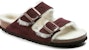 Birkenstock Arizona Shearling Suede Leather Narrow Fit 'Port'革 1012247