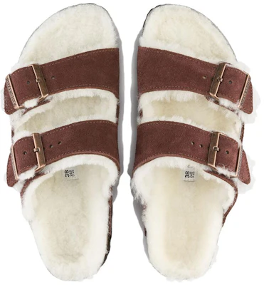 Birkenstock Arizona Shearling Suede Leather Narrow Fit 'Port' 1012247 Shop Birkenstock Arizona Shearling Suede Leather Narrow Fit 'Port' 1012247