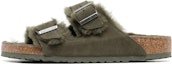 Buy Birkenstock Arizona Shearling Suede Thyme Kasut Sandal Lelaki/Wanita 1025666/1025687