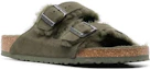 Order Birkenstock Arizona Shearling Suede Hijau Thyme 1025666/1025687