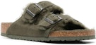 Order Birkenstock Arizona Shearling Suede Thyme Kasut Sandal Lelaki/Wanita 1025666/1025687