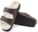 Shop Sandal Birkenstock Arizona Shearling Kulit Lilin Narrow Fit 'Oiled Habana'. 1021049