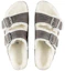 Shop Birkenstock Arizona Shearling Kulit Oiled 'Iron' 1021067