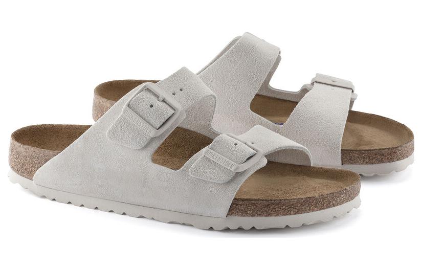 Lookbook Birkenstock Arizona Soft Footbed 'Putih Antik' 1024554