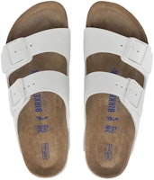 勃肯 Arizona 软床皮革凉鞋 '白色' 1024945 Shop 勃肯 Arizona 软床皮革凉鞋 '白色' 1024945