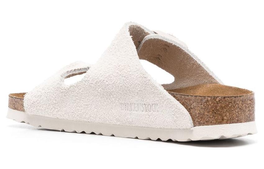 Lookbook ビルケンシュトック アリゾナ ソフトフットベッド スエード ナロー (アンティークホワイト) 1024516