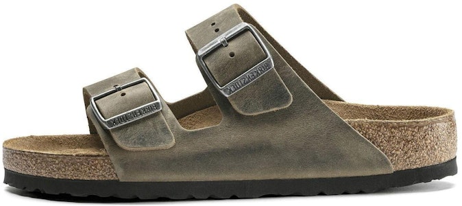 Birkenstock Arizona Soft Footbed Kulit Minyak Khaki Pudar 1019313/1019377 Buy Birkenstock Arizona Soft Footbed Kulit Minyak Khaki Pudar 1019313/1019377
