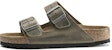 Birkenstock Arizona Soft Footbed Kulit Minyak Khaki Pudar 1019313/1019377