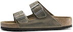 Buy Birkenstock Arizona Soft Footbed Kulit Minyak Khaki Pudar 1019313/1019377