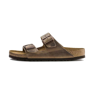 Birkenstock Arizona Soft Footbed Oiled Leather Narrow Fit 'Tobacco Brown'