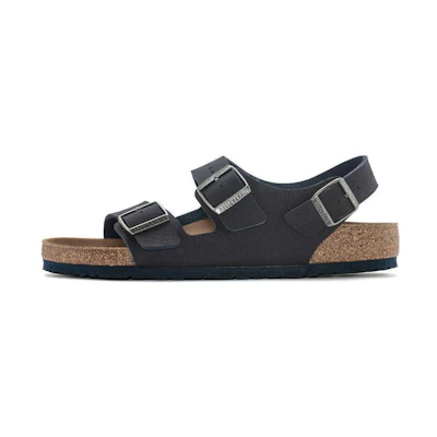Birkenstock Arizona Soft Footbed Sandal 'Indigo Narrow'