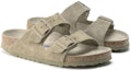 Order Birkenstock Arizona Soft Footbed Suede Khaki Pudar 1019088