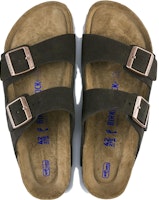 Birkenstock Arizona Soft Footbed Kulit Suede 0951311 'Mocha' 0951311/0951313 Shop Birkenstock Arizona Soft Footbed Kulit Suede 0951311 'Mocha' 0951311/0951313