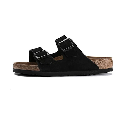 Birkenstock Arizona Soft Footbed Suede 'Black'