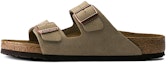 Buy Birkenstock Arizona Soft Footbed Suede Leather 'Taupe' Kulit Lembut Coklat Pudar 951301