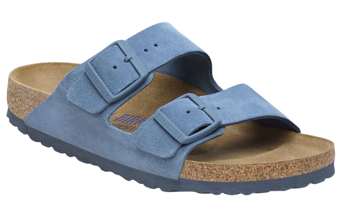 Birkenstock Arizona Soft Footbed Suede Leather Sandals 'Elemental Blue' 圖 2