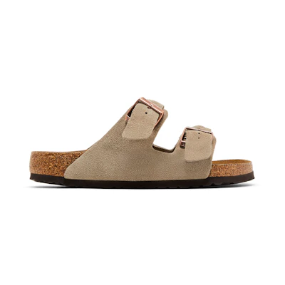 Birkenstock Arizona Soft Footbed Suede Taupe