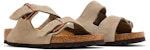 Birkenstock Arizona Soft Footbed Suede Taupe Lelaki & Wanita 0951301/0951303