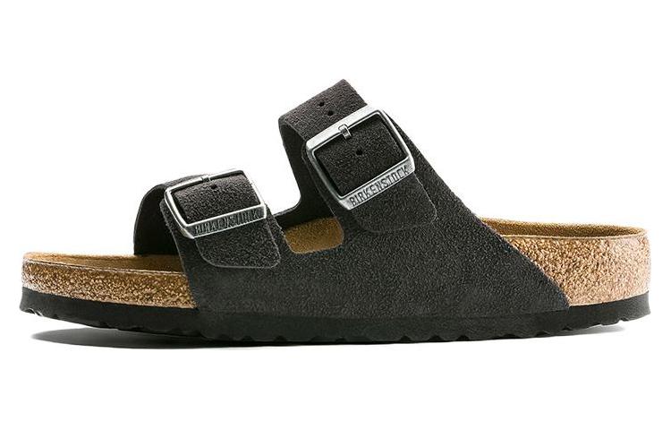 Birkenstock Arizona Soft Footbed Suede Velvet Grey 0552321/0552323