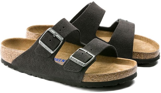 Birkenstock 牛反絨 百搭簡約 時尚涼拖 男女同款 灰色 窄版 Lookbook Birkenstock 牛反絨 百搭簡約 時尚涼拖 男女同款 灰色 窄版