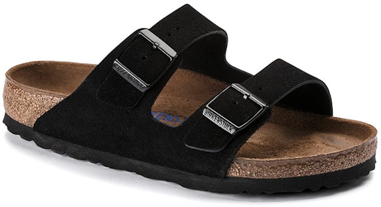 Birkenstock Arizona Softbed Hitam (Sempit) 951323 Lookbook Birkenstock Arizona Softbed Hitam (Sempit) 951323